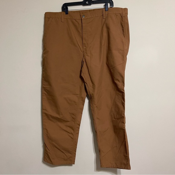 Carhartt dungaree fit pants size 46/32 brown in color - Picture 2 of 7